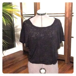 Black Burnout T-shirt